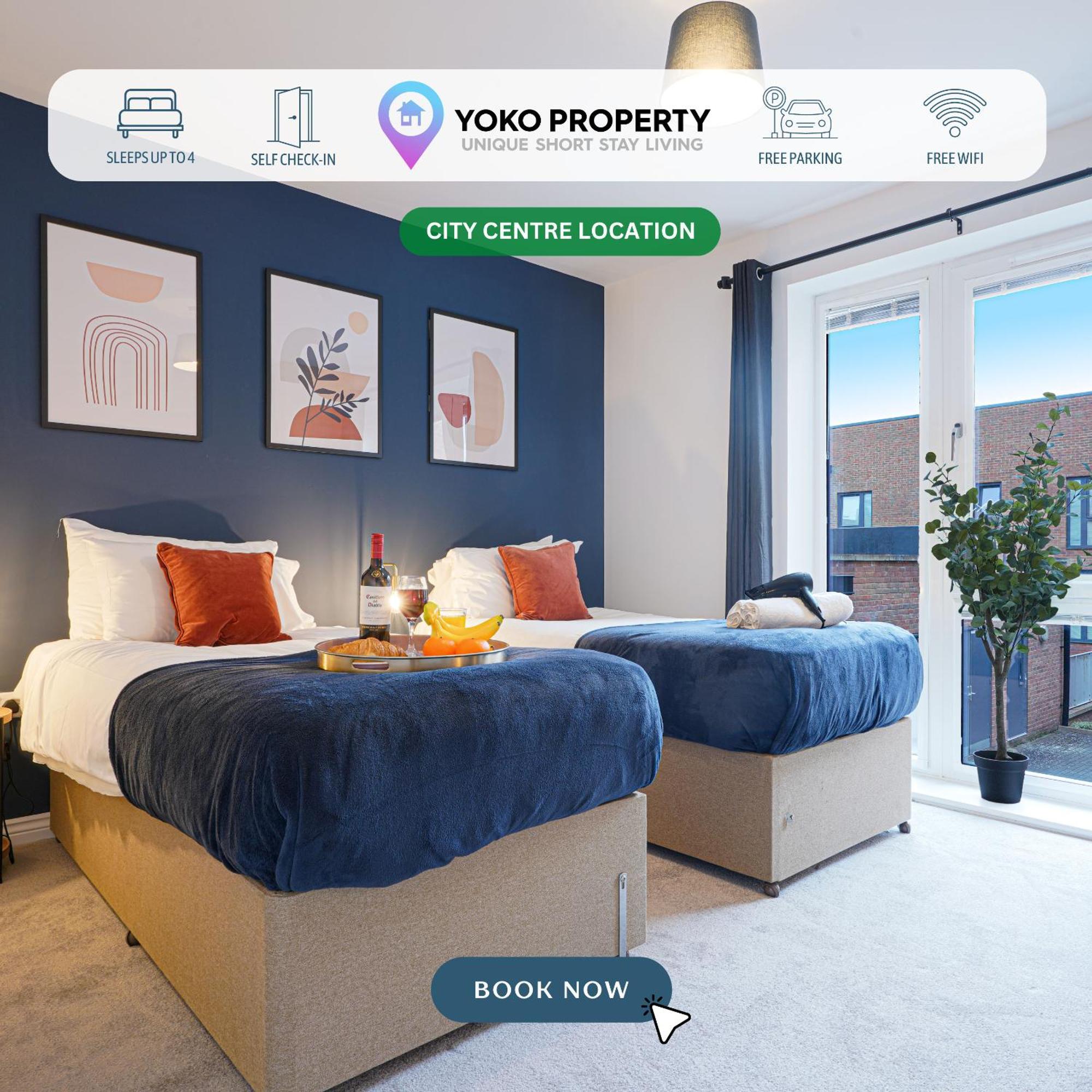 Luxury Campbell Park Apartments In Central Mk With Balcony, Free Parking & Smart Tv With Netflix By Yoko Property Milton Keynes Ngoại thất bức ảnh